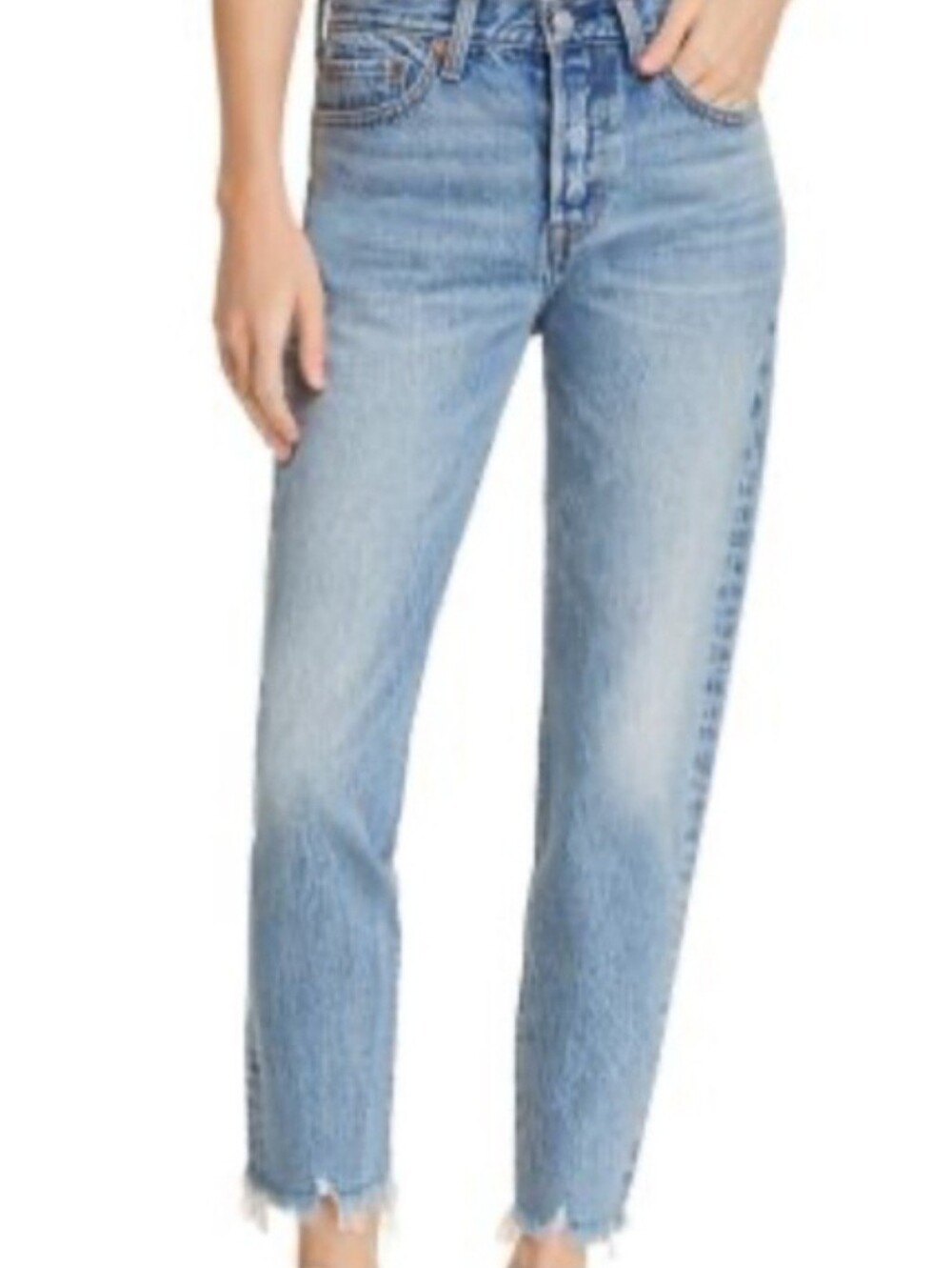 Levis Wedgie Jeans w/ Frayed Hem Size 26